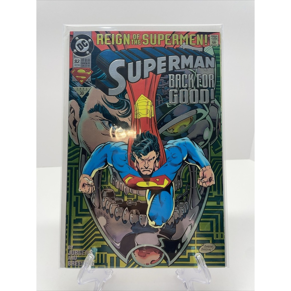 DC‎ Comics Reign of The Supermen! Superman Back for Good #82 1993 |